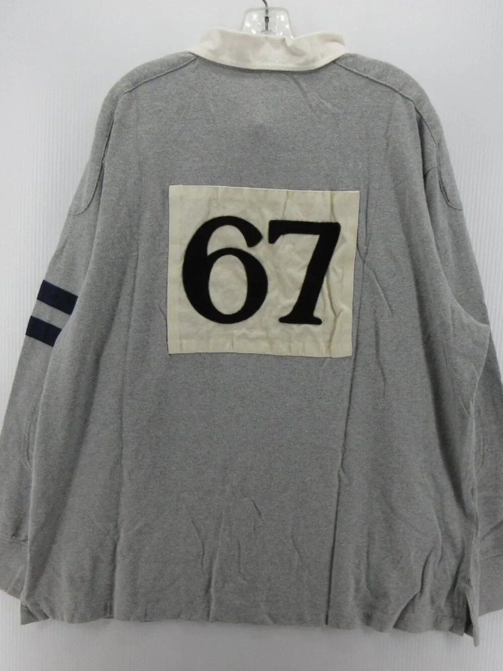 Polo Ralph Lauren Rugby Polo Shirt 2XB P Logo 67 Elbow Patches Heavy